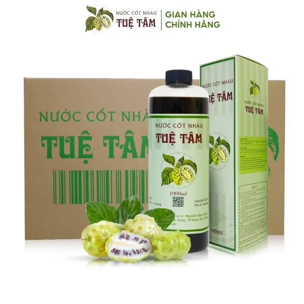 COMBO 1 THÙNG 12 CHAI NƯỚC CỐT NHÀU - Hình ảnh 2