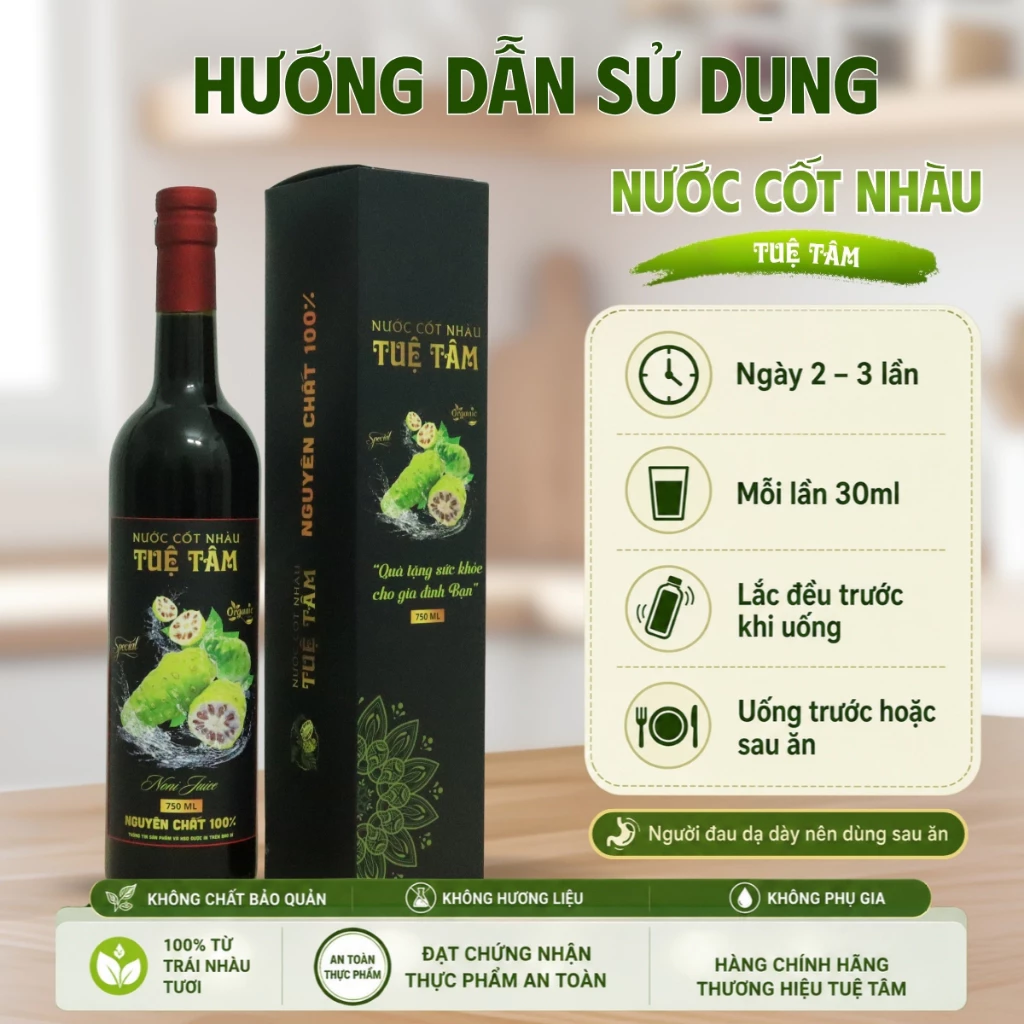 Set 6 Chai Thuỷ Tinh Nước Cốt Nhàu 750ml