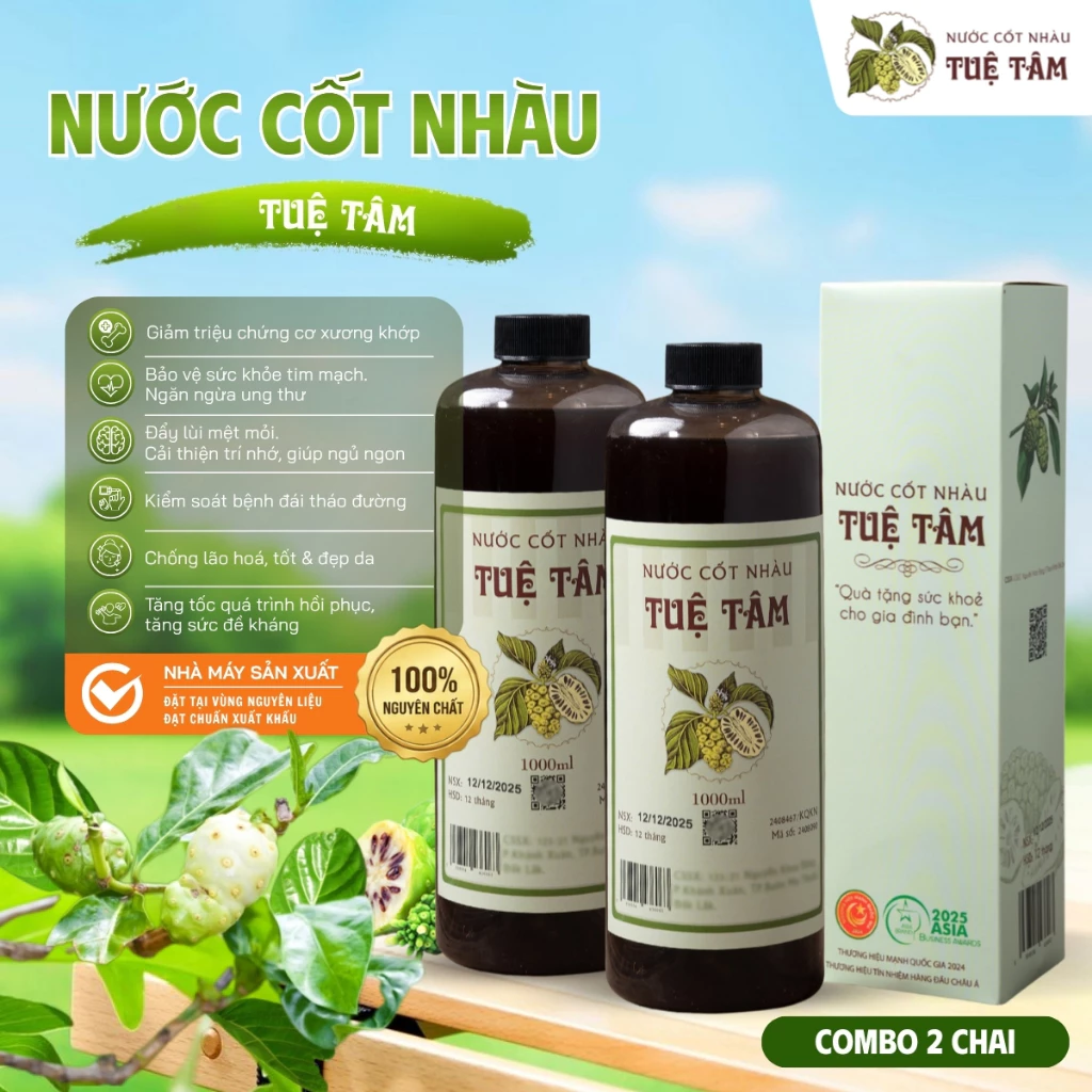 Combo 2 Chai Nước Cốt Nhàu (1000ml)