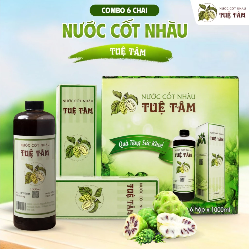 Combo 6 Chai Nước Cốt Nhàu 1000ml