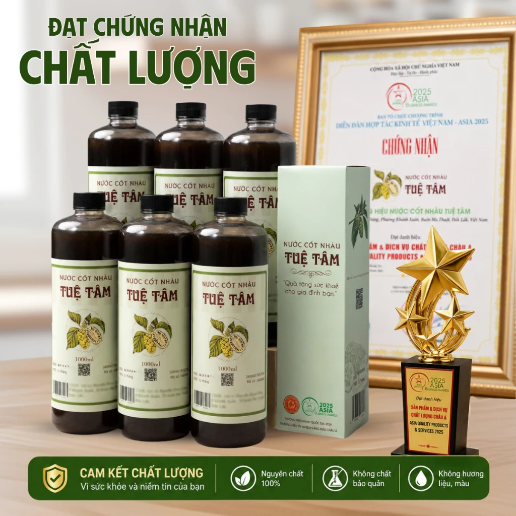 Combo 6 Chai Nước Cốt Nhàu 1000ml