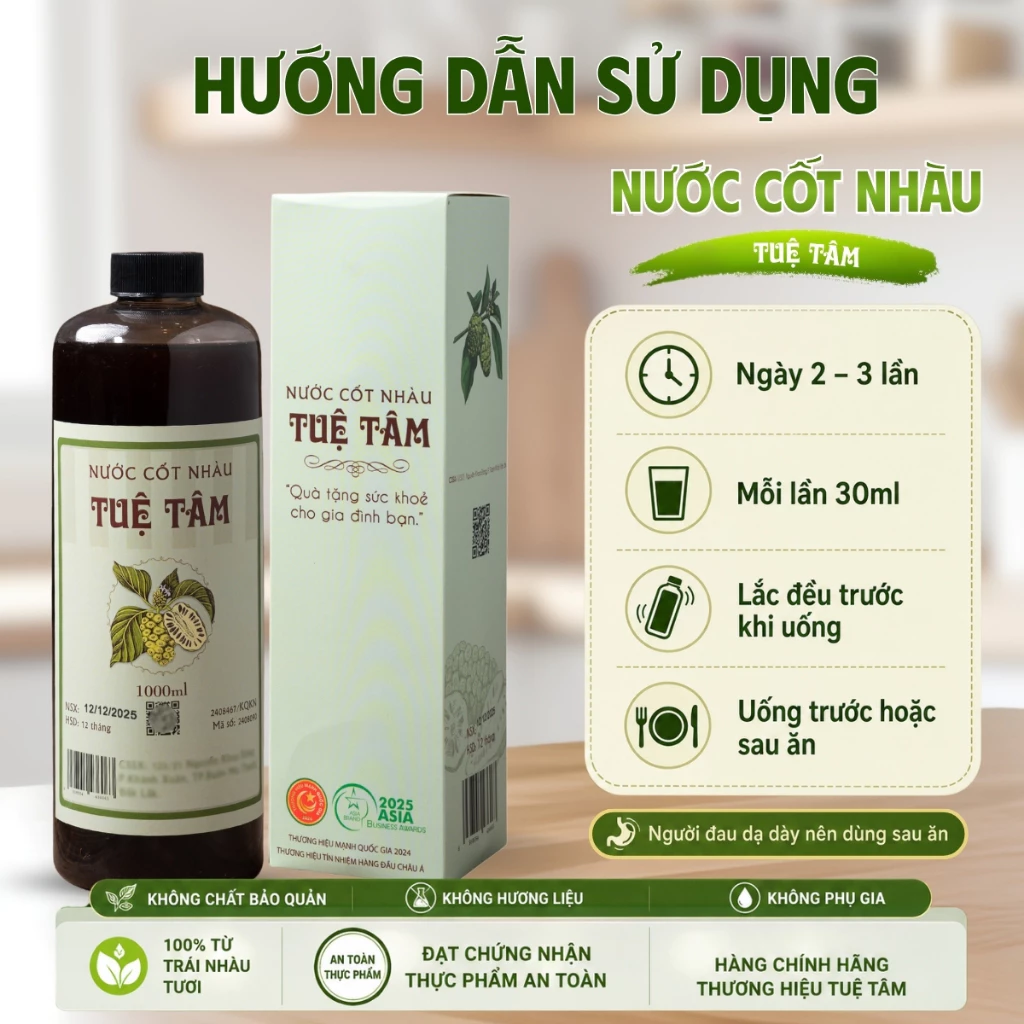 Chai Nước Cốt Nhàu 1000ml